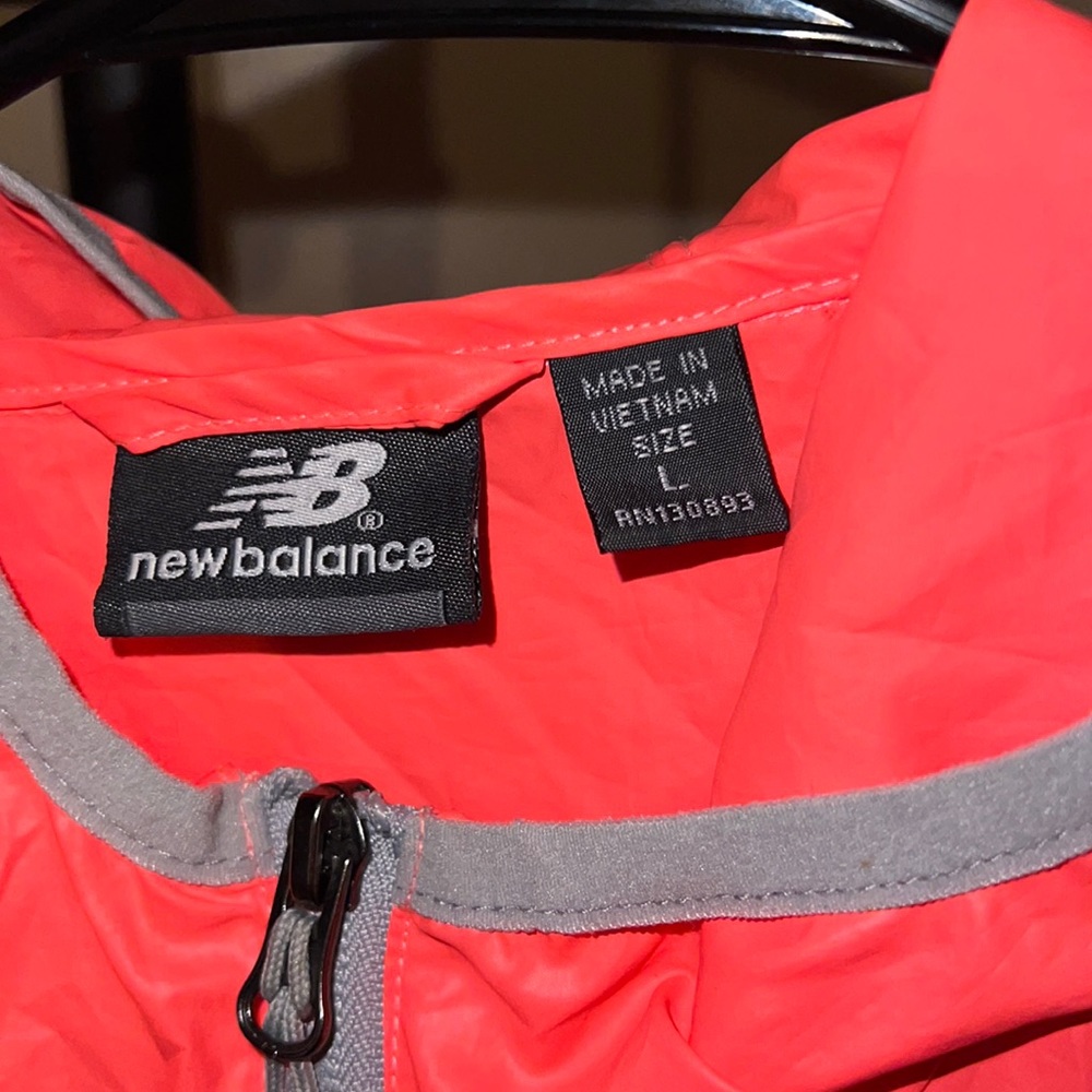 New Balance Pink Reflective Jacket Gem